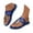 Blue, variant on Flip Flops for Women Comfortable Thong Flat Sandals Summer Dress Beach Walking Shoes Brown 6.5