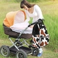 thumbnail image 6 of Daiia Brown Black Cow Large Capacity Baby Bag Waterproof Stylish Diaper Bag Mummy Backpack Adjustable Straps Diaper BagBaby Essentials Bag, 6 of 6