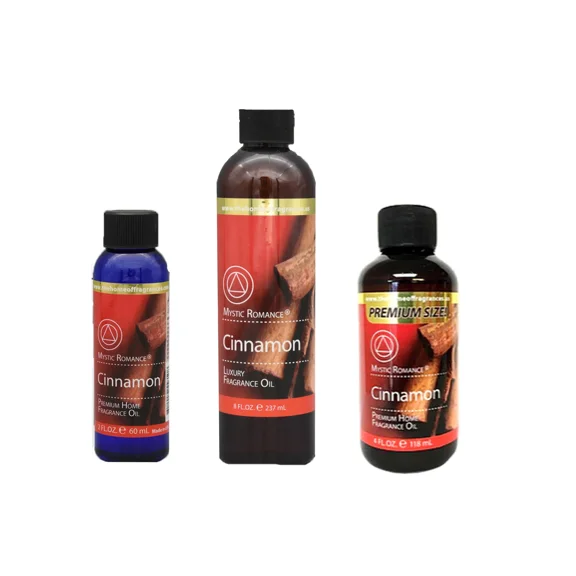 Mystic Romance Premium Home Fragrance Oil Scent CINNAMON SET 8FL  4FL 2FL.OZ 427 ML