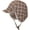 Plaid Beige, variant on Reversible Winter Hat with Ear Flaps for Men Women Adult,Ladies Plaid Hat,Lamb Wool Lining Beanie Not for Kids