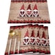 thumbnail image 1 of Christmas Decorations Linen Faceless Doll Table Mat Doll Insulation Mat Table Dress Up, 1 of 2