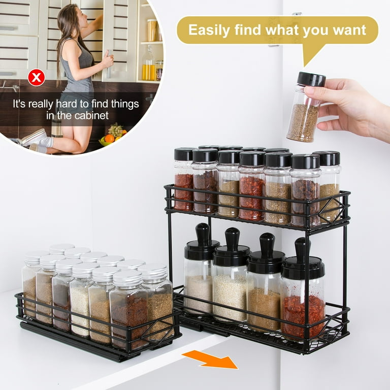 Kitchen Organizer Condiment Storage Box