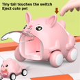 thumbnail image 6 of Gallickan Toy Cars for Toddlers 1-3, 2 Pack Cartoon Catapult Car, Baby Toys 12-18 Months, Interactive Toy Birthday Gift for Boys and Girls, Pink, 6 of 6