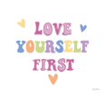 thumbnail image 3 of Zaman, Farida 24x20 Black Modern Framed Museum Art Print Titled - Love Yourself First Pastel, 3 of 5