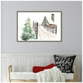 thumbnail image 3 of Amanti Art Snowy Vermont Farm Framed Canvas Wall Art Print, 3 of 8