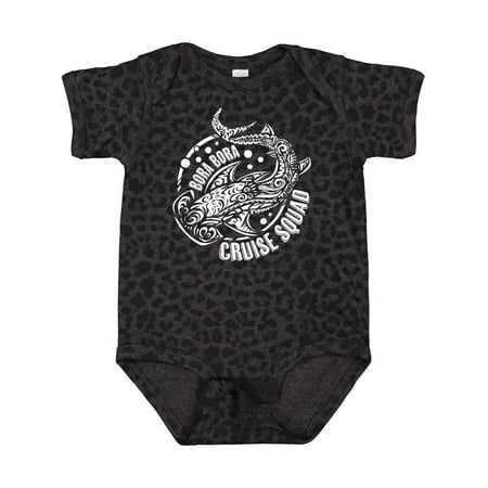 

Inktastic Bora Bora Cruise Squad Shark Design Gift Baby Boy or Baby Girl Bodysuit