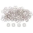 thumbnail image 3 of 100Pc Metal Bra Strap Adjuster Slider Bra Slider 8 Hook Lingerie Adjustment Buckle 6mm, 3 of 9