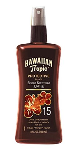 hawaiian tropic tanning oil spf 15