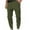 Army Green, variant on Men's Jogging Pants Solid Color Elasticated Waist Tracksuit Bottoms Slim Fit Track Pants Casual Cotton Trousers Activewear Sweat Pants for Gym Workout S-3XL