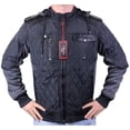thumbnail image 3 of Maximos Men's Hooded Zip Up Fleece Lined Sherpa Bomber Jacket 1699, 3 of 8