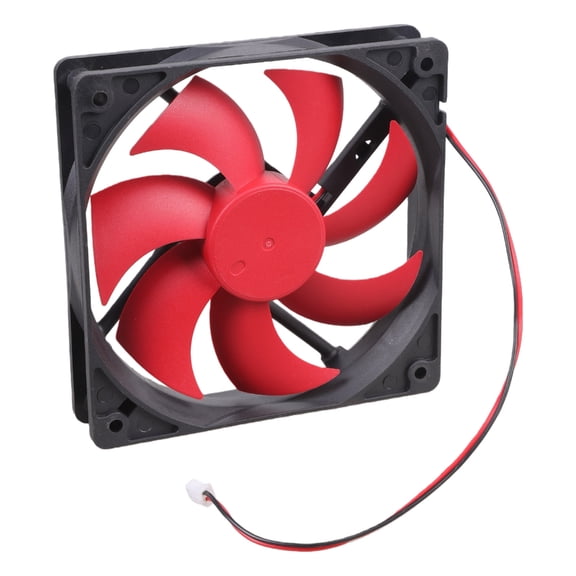 Oasiva 120x120x25mm Fan 12025 12V 0.16A for DC Brushless Computer Cooling Fan 1800RPM 2 Pin Sleeve Bearing PC Computer for Case