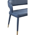 thumbnail image 6 of Meridian Furniture Destiny Navy Vegan Leather Bench, 6 of 6