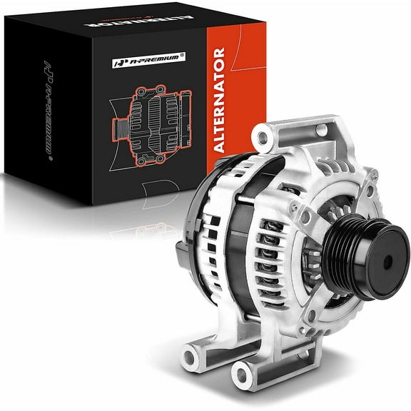 A-Premium Alternator Compatible with Chevrolet Impala 14-19, Malibu 13-19, Camaro, Blazer & GMC Canyon 15-16 & Buick Regal & Cadillac CTS, 12V 150Amp CW 5-Groove Clutch Pulley, Replace# 13592811