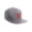 Light Grey, variant on Classic Snapback Hat Old English Font Alphabet A to Z Flat Bill Visor Cap, Black Red Hat, Red S