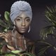 thumbnail image 2 of 6 piezas de turbante africano para mujer, gorro preatado con nudo de flor, gorro para la cabeza, 2 of 4