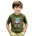 thumbnail image 2 of Lullu Toddler Boys Baseball Graphic Short Sleeve T Shirt Active T-Shirt Tee, Sizes 2-3, 2 of 4