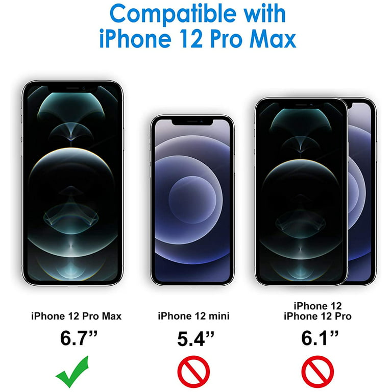 Protection d'écran iPhone 12 Pro Max 6.7 en Verre Trempé, Moxie