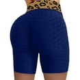 thumbnail image 1 of Abcnature Plus Size Shorts, Womens Athletic Shorts, Women Basic Slip Bike Shorts, Compression Workout Leggings Yoga Shorts, Comfy Beach Shorts, Yoga Pants, Cycling Sport Shorts Blue L, 1 of 4
