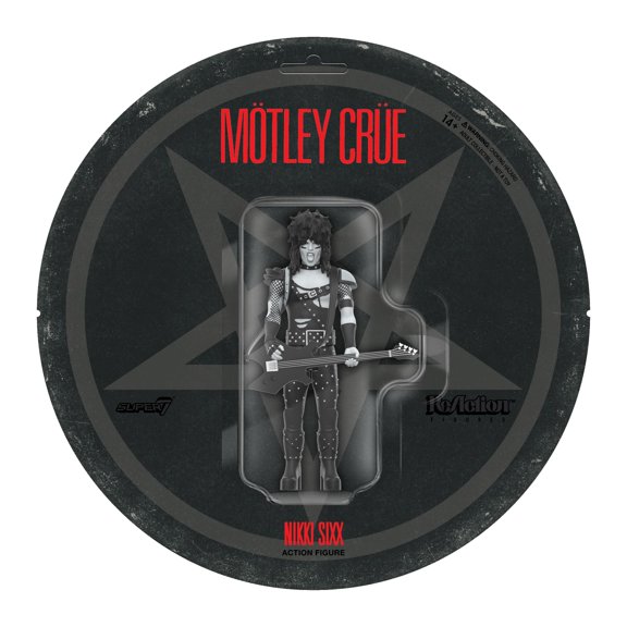 Figura de acción Super7 Motley Crue Nikki Sixx 9,5 cm