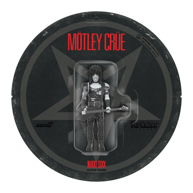 Figura de acción Super7 Motley Crue Nikki Sixx 9,5 cm