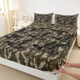 thumbnail image 3 of Castle Fairy Wildlife Mallard Duck Bed Sheets,Vintage Abstract Camouflage King Sheets, 3 of 7