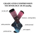 thumbnail image 3 of Compression Socks for Women Men Support Socks Knee High Wide Calf Socks 20-30mmhg, 3 of 8