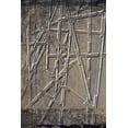thumbnail image 2 of Allen, Kimberly 13x18 White Modern Wood Framed Museum Art Print Titled - Wooden Sticks 2, 2 of 4