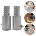 thumbnail image 4 of Shisuyan Indoor Use Threaded Tip Metal Threaded Handle Tips Silver 1Set 6.5In, 4 of 8
