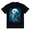 Black-21, variant on Patriotic Wolf Moon Pattern Casual T-Shirt,Summer casual short-sleeved shirt