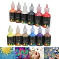 thumbnail image 4 of DIY Paint, Art Paint Uniform Bright Color Professional Water Based  for Textile for Airbrush, 4 of 7