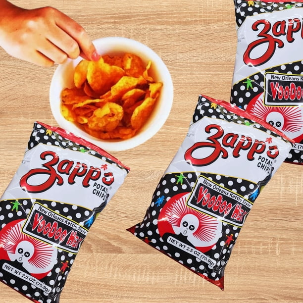 Zapp' Voodoo Chips (3x2.5oz) - Retail chips snack supply - Walmart
