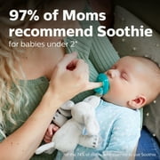 Philips Avent Soothie Pacifier, 0-3 Months, Green, 2 Pack, SCF190/01