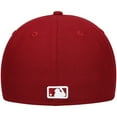thumbnail image 4 of Men's New Era Maroon New York Yankees White Logo 59FIFTY Fitted Hat, 4 of 5