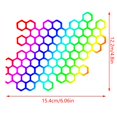 thumbnail image 5 of Motorcycle Sticker Honeycomb Helmet Decals Stickers Helmet Decal Waterproof Stickers Motorcycle Decals Bumper Sticke, 5 of 5