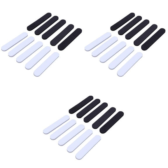 UNOMOR 144 pcs Hat Size Reducer EVA Size Reducer Tape Sweatband Hats Saver Hat Size Sticker Black 10 Black and 10 White