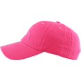 thumbnail image 3 of Classic Washed Solid Cotton Dad Hat Adjustable Baseball Cap Polo Style, 3 of 7