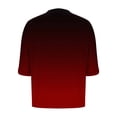 thumbnail image 7 of Womens Summer Tops Sevevn Women's Fashion Casual Short Sleeve Solid Pocket Ladies Round Neck Blouse, 7 of 7