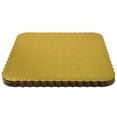 thumbnail image 3 of O'Creme Gold-Top Scalloped Square Cake Board 3/32 Inch Thick 10, 14" x 14", 3 of 3