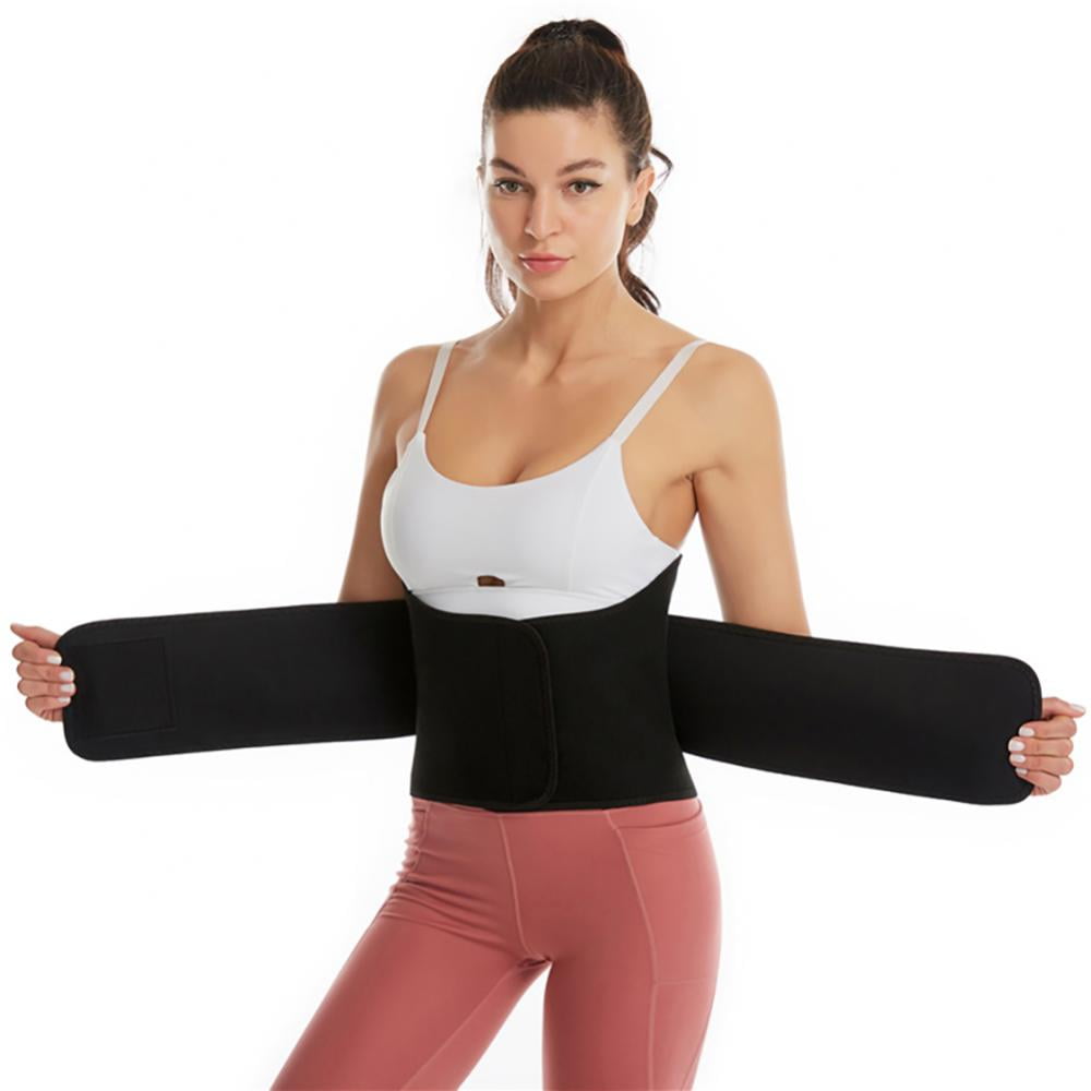 Waist Trimmer Belt,Sweat Wrap,Tummy Toner, Low Back and Lumbar Support ...