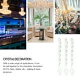 thumbnail image 5 of Narrster 20pcs Chandelier Gems Hanging Clear Ornaments Crystal Drops Window DIY Parts, 5 of 10