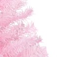 thumbnail image 5 of vidaXL Artificial Pre-lit Christmas Tree with Ball Set Pink 210 cm PVC, 5 of 5