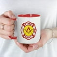 thumbnail image 5 of CafePress - Masonic Fire Department Mug - 11 oz Ceramic Mug - Novelty Coffee Tea Cup, 5 of 6