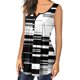 thumbnail image 3 of ZHAOCHENG Tops para mujer, camisetas sin mangas informales, camisetas sin mangas con cuello en V estampadas, blusas, chalecos de playa, ropa de verano para mujer, 3 of 5