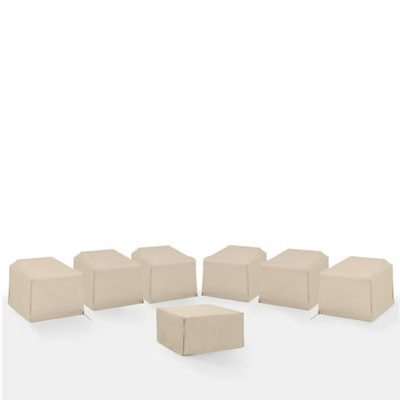 Crosley Furniture 7Pc Outdoor Sectional Furniture Cover Set
