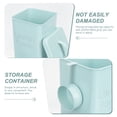 thumbnail image 4 of HINTRMENT 1 Set Laundry Powder Container Laundry Room Canisters Clear Green Iron Storage Household Users, 4 of 7