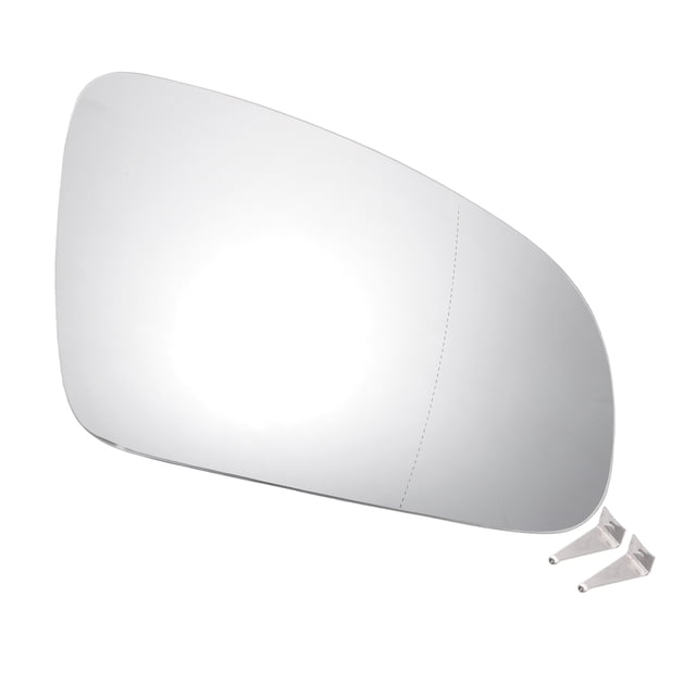 Reemplazo de vidrio de espejo retrovisor derecho del pasajero único, vidrio calefaccionado blanco con respaldo, adecuado para Hyundai Kona