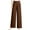 Brown, variant on Pants for Women EllaFlow Soft High Waist Pull On Wide Leg Pants Drape Pant for Senior Over 50