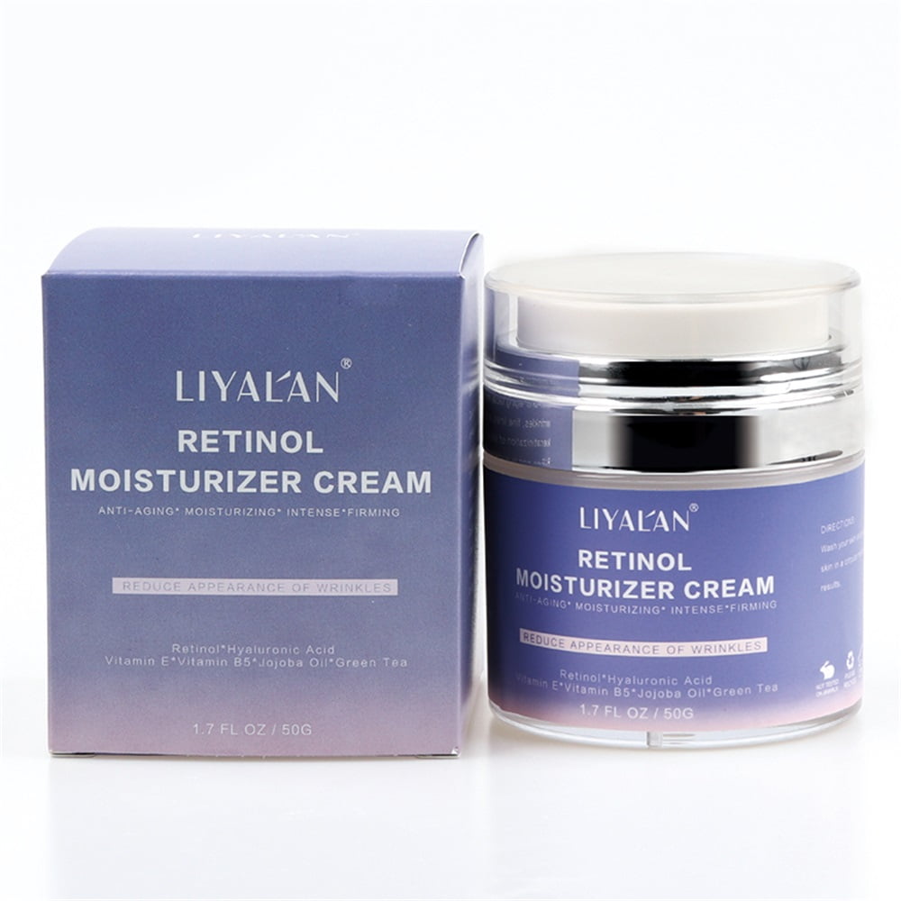 Liyal'an 2.5% Retinol Moisturizer Anti Aging Cream for Face and Eye Area 50ml/1.7OZ