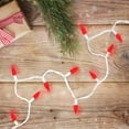 thumbnail image 3 of Northlight LED C6 Faceted Christmas Lights - Red - 22.5' White Wire - 70ct, 3 of 8