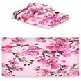 thumbnail image 2 of Dreamtimes Pink Peach Blossom Towel Set of 3, Ultra Soft and Absorbent Bath Towels for Bathroom Sports Gym Swim Spa Beach (1 Bath Towel, 1 Hand Towel & 1 Washcloth), 2 of 7